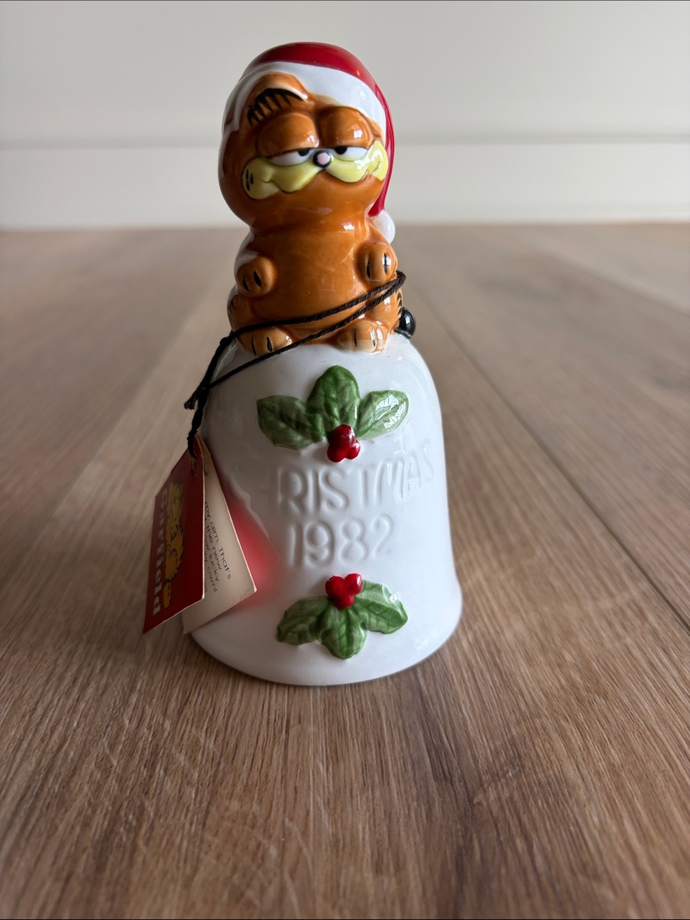 Garfield Holiday Bell Figurine “1982”